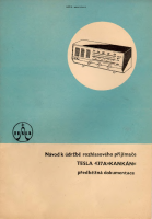 Tesla 437 - Navod k udrzbe 